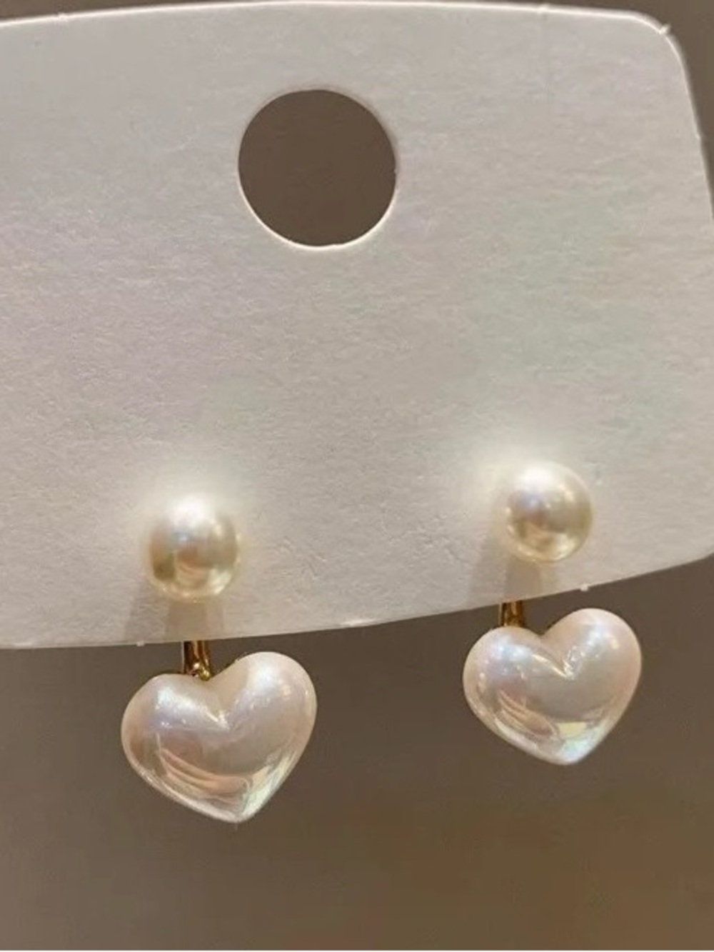 3/$40 NWT 2-Way Pearl ❤️ Stud Earrings